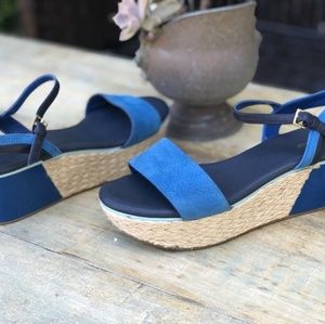 Cole Haan cobalt espadrille wedges 🌺sz 7!!!